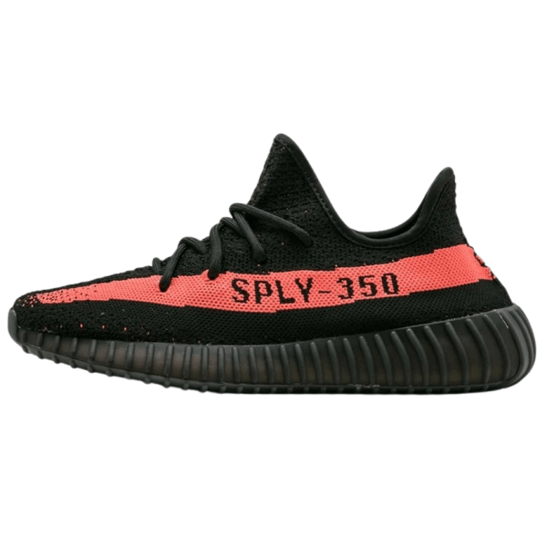 Yeezy Boost 350 V2 Red Stripe Core Black Red BY9612